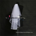 Hochwertige elegante Silk Tüll weiße Hochzeit Schleier schicke Brautschleier